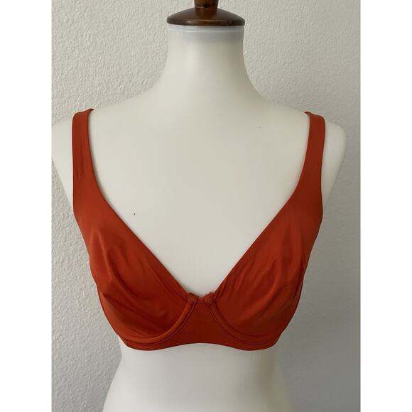 Cuup Lingerie Bra Plunge The Scoop Orange Intimates - Picture 1 of 12